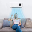 Wall-Mounted Heated Clothes Airer & Room Heater – 2-in-1 Drying & Cooling with Remote Control