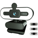 2K Webcam for PC – Adjustable FOV Zoom Privacy Cover USB Plug & Play