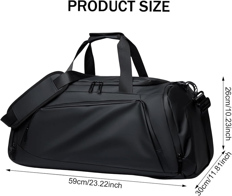 Large-Capacity Holdall Bag – Multi-Functional Backpack And Duffle Bag With Dry Wet Separation