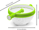 2-in-1 Collapsible Salad Spinner & Colander – Easy to Use Smart Design