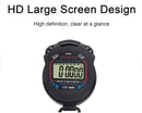 Digital Sports Stopwatch – Handheld LCD Chronograph Timer for Training