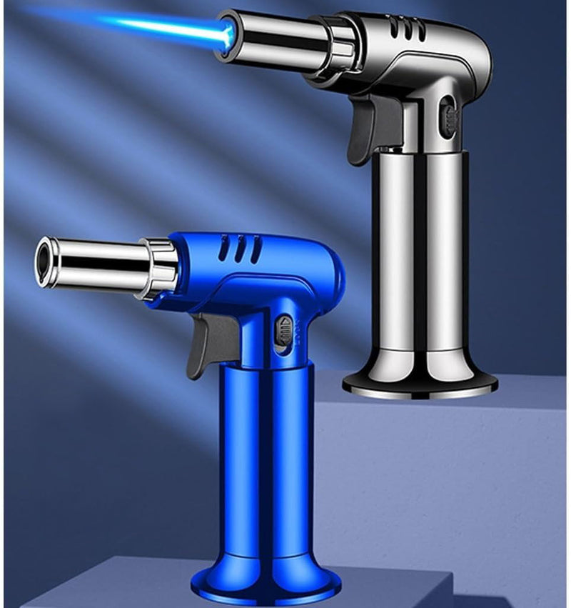 Refillable Butane Kitchen Blow Torch – Adjustable Flame with Safety Lock