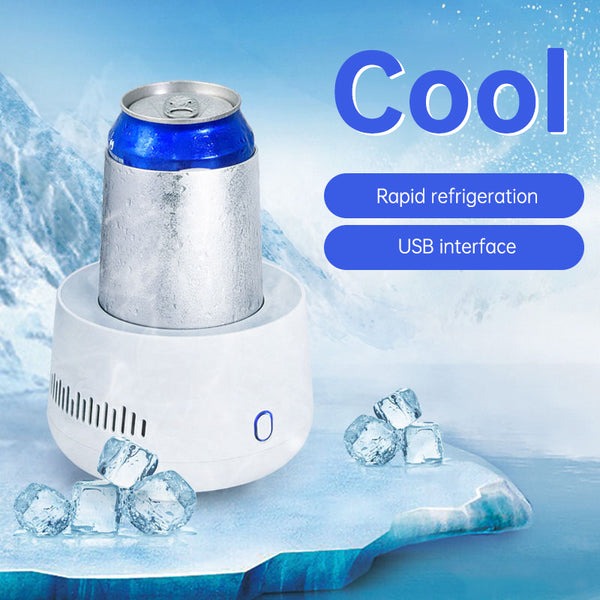 USB Mini Fridge – Compact Beverage Cooler for Cans & Bottles