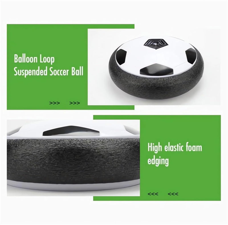 Rechargeable Active Gliding Disc Dog Toy – Interactive Hover Football Ball with Cool Lights & Music