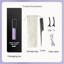 Cordless Hair Straightener Brush – Rechargeable Anti-Scald Portable Hair Straightening Comb