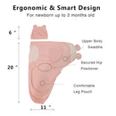 Organic Baby Swaddle Set – Cotton Sleeping Bag and Hat for Newborns