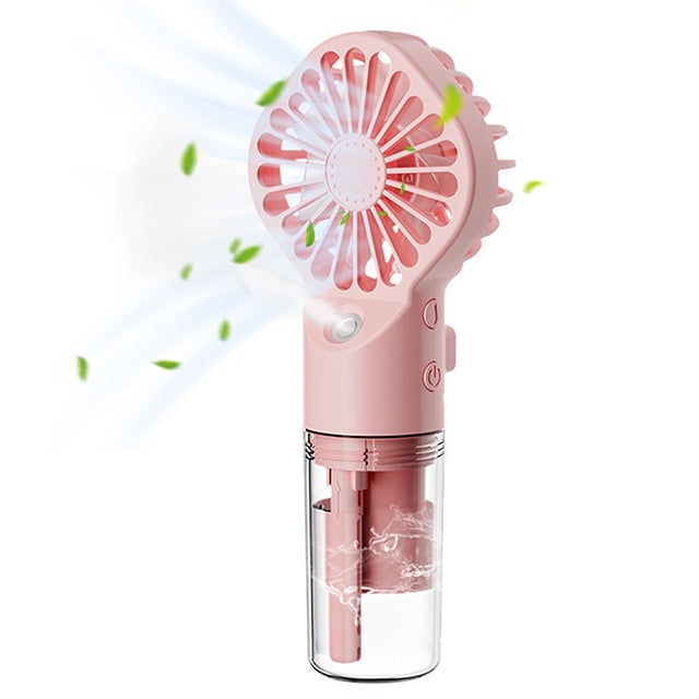 Portable Misting Handheld Fan – 4-Speed Cooling Fan with Water Tank for Indoor & Outdoor Use