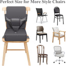 Portable Kids Booster Seat – Waterproof PU Chair with Backrest & Adjustable Straps