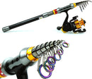 Telescopic Fishing Rod Kit – Rod & Reel with Bag