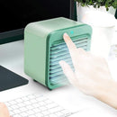 Portable USB Rechargeable Mini Air Conditioner– 3 Speeds Low Noise Cooling Fan for Home Office & Travel