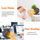 Portable Ceramic Space Heater – 220V Quiet Energy-Efficient Mini Fan Heater
