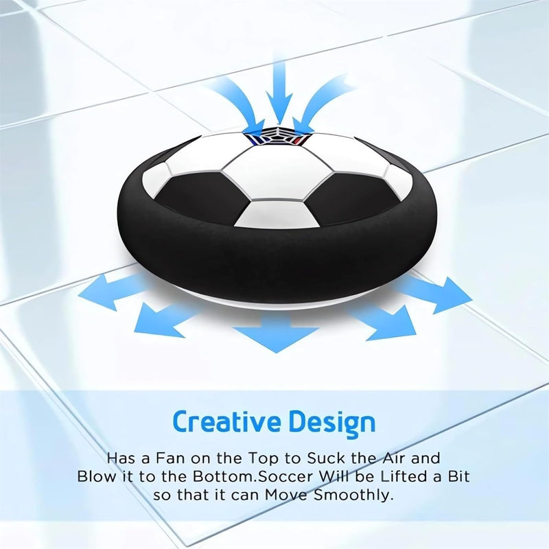 Rechargeable Active Gliding Disc Dog Toy – Interactive Hover Football Ball with Cool Lights & Music