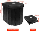 Portable Folding Camping Toilet – Lightweight Adjustable Porta Potty for Travel