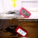 Cute Digital Alarm Clock – LCD Display with Temperature Nightlight & Snooze Perfect for Bedside Table