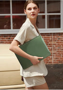 Protective Laptop Sleeve – Non-Slip Faux Leather Case Fits Most Laptops