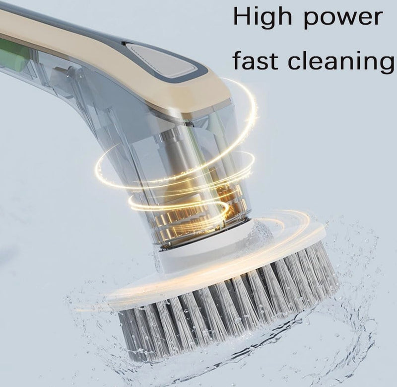 Cordless Electric Spin Scrubber – Waterproof Power Scrubber Beush with 2600mAh Battery