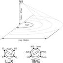Outdoor PIR Motion Sensor – IP44 Rated Infrared Sensor 180° Swivel 12m Range