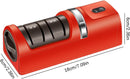 Electric Knife Sharpener – Rechargeable Portable Sharpening Tool with Whetstone