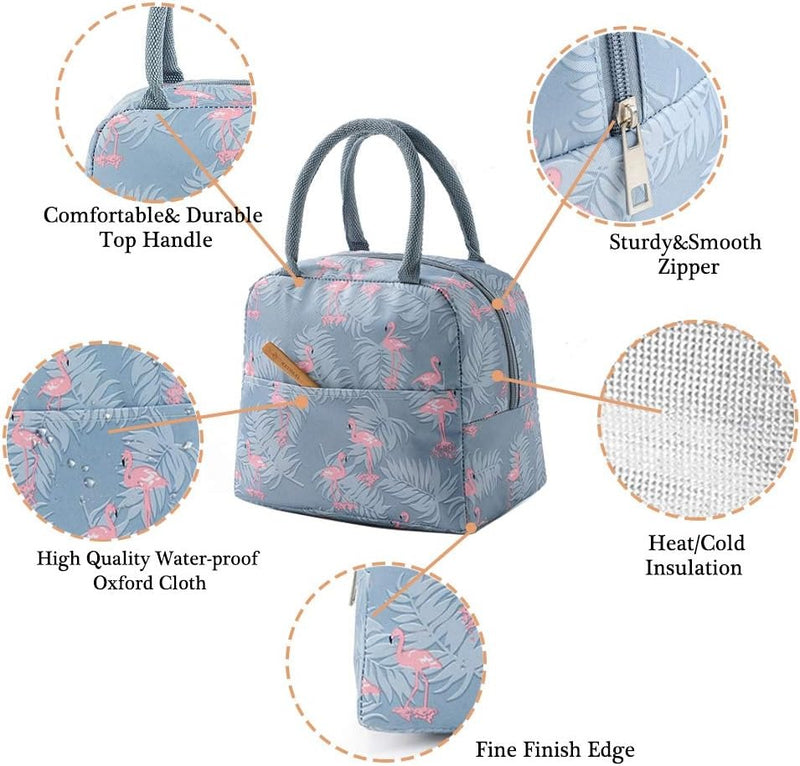 Insulated Lunch Bag – Reusable Leakproof Tote for Work School & Travel
