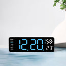 Digital LED Wall Clock 9 inch – Alarm Calendar & Temperature Display for Home or Office