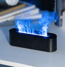 Flame Humidifier & Essential Oil Diffuser – USB 7-Color LED Fireplace Effect for Home & Bedroom