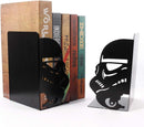 Creative Heavy-Duty Bookends – Non-Slip Metal Decorative Book Holders for Shelves