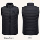 USB Heated Gilet – Rechargeable Winter Jacket with 4 Heat Settings and 28 Heating Zones