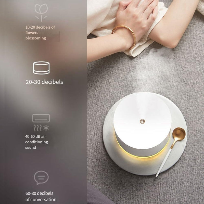 Wireless Air Humidifier – Portable USB Rechargeable Mist Diffuser with Lamp for Home