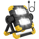 Rechargeable LED Work Light – 360° Rotating Waterproof Floodlight & Power Bank