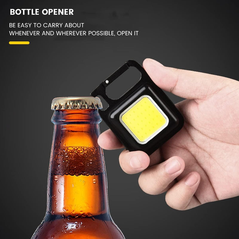 Mini LED Flashlight – Waterproof USB-C Rechargeable COB Keychain Torch 800LM