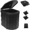 Portable Folding Camping Toilet – Lightweight Adjustable Porta Potty for Travel