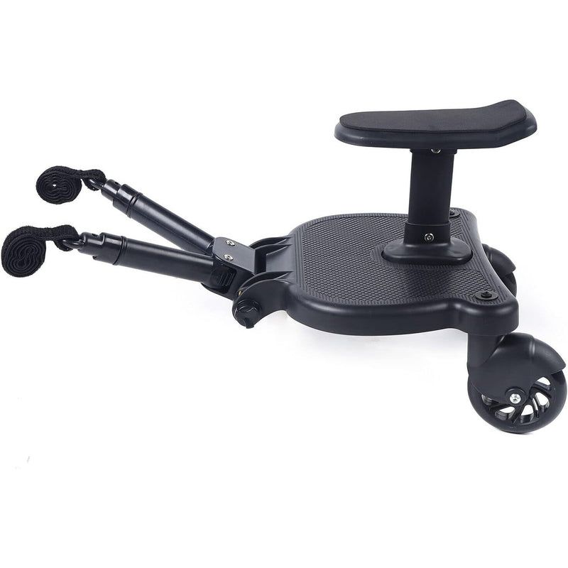 Buggy Board with Seat – 2-Wheel Pushchair with 360° Wheels