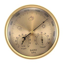 3-in-1 Weather Station – Analog Dial Barometer Thermometer & Hygrometer 130mm