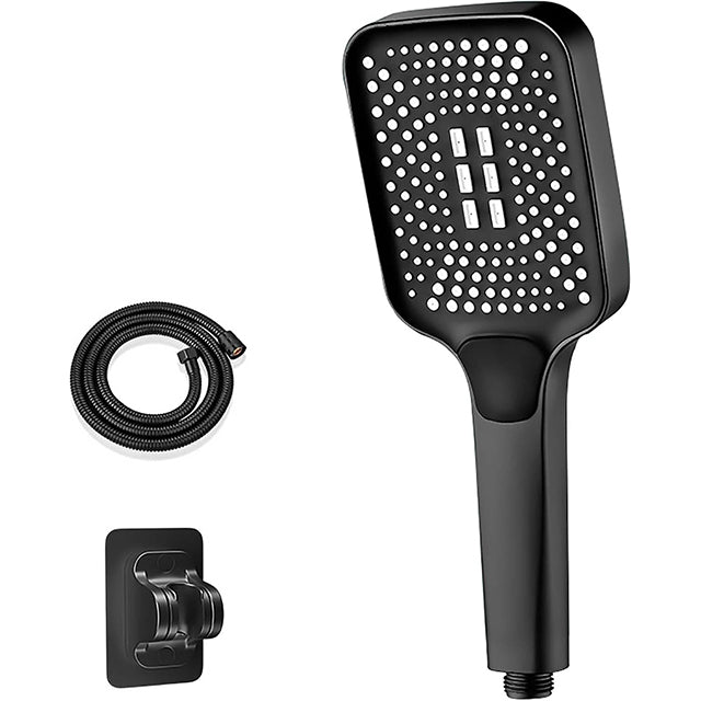 High Pressure Shower Head – 3 Modes 2M Hose Wall Bracket