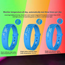 Smart Fitness Bracelet – IPX57 Waterproof Smartwatch with Body Temp Sensor Timer & Silent Alarm