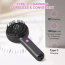 Waterproof Electric Scalp Massager – Portable Vibrating Hair Care Brush