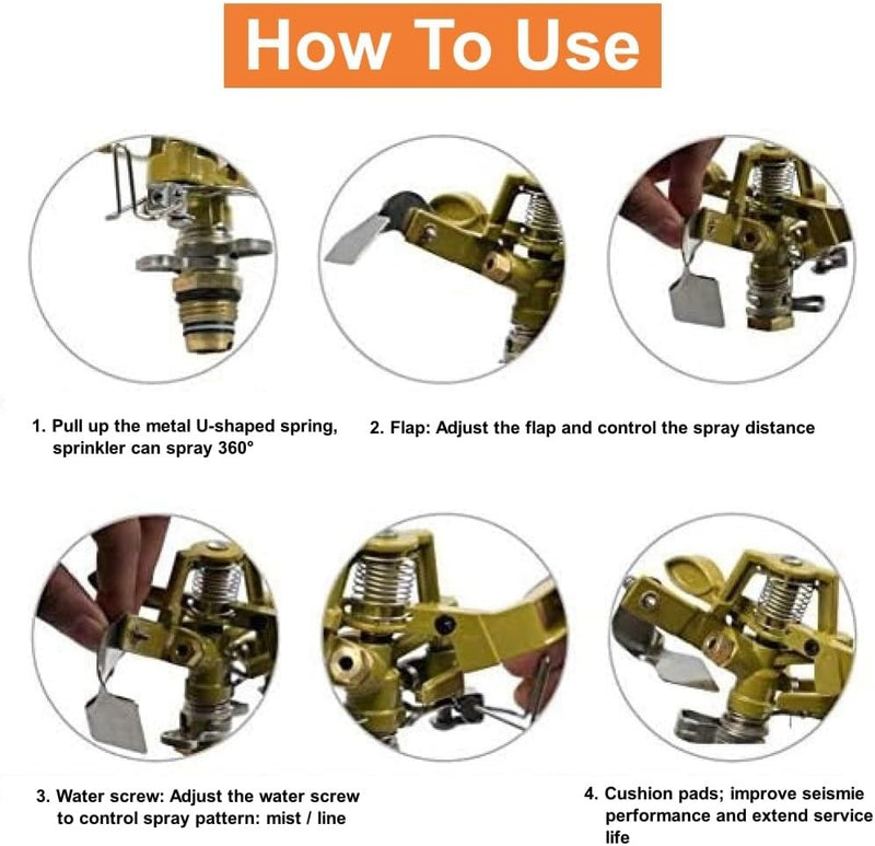 Metal Lawn Impact Sprinkler