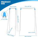 Portable Folding Clothes Rail – Adjustable Telescopic Travel Garment Rail