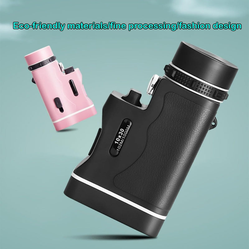 HD Monocular Telescope – 10x30 with Night Vision & LED