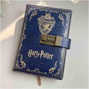Harry Potter Vintage Leather Code-Lock Diary – Magic School Inspired Journal Notebook