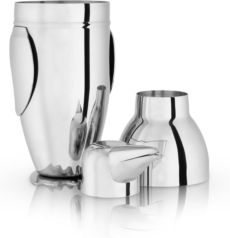 Penguin Cocktail Shaker 17oz – Professional Stainless Steel Shaker with Built-In Strainer