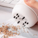 Mini Desktop Handheld Vacuum Cleaner – USB Rechargeable Wireless Dust Remover