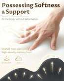 Couple's Intimacy Pillow – Ergonomic Memory Foam Wedge Pleasure Pillow