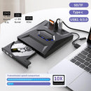 7-in-1 External DVD Player – Portable CD/DVD RW Writer with High-Speed Data Transfer