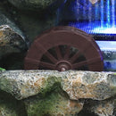 Indoor Water Fountain with LED Lights – Zen Tabletop Décor with Built-in Plant Holder