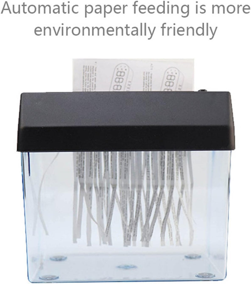 Mini Desktop Paper Shredder – Electric Cross-Cut Quiet & Compact