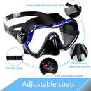Professional Adult Diving Mask with Tempered Glass - Snorkeling Kit