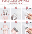 Dual Head Electric Lady Shaver – Waterproof Wet & Dry Hair Remover