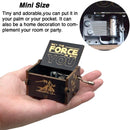 Star Wars Wooden Music Box – Hand-Crank Vintage Laser-Engraved Musical Box