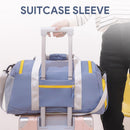 Women's Duffle Bag for Travel & Gym 35L – Waterproof with Shoe Compartment